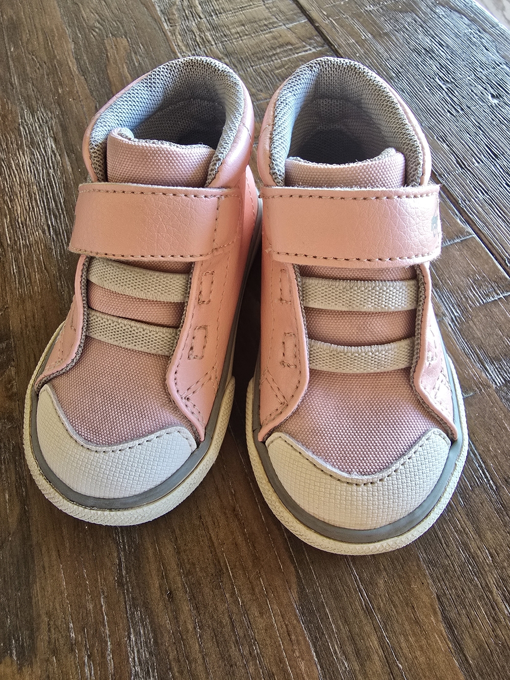 See Kai Run Pink Hook-and-Loop Toddler Sneakers